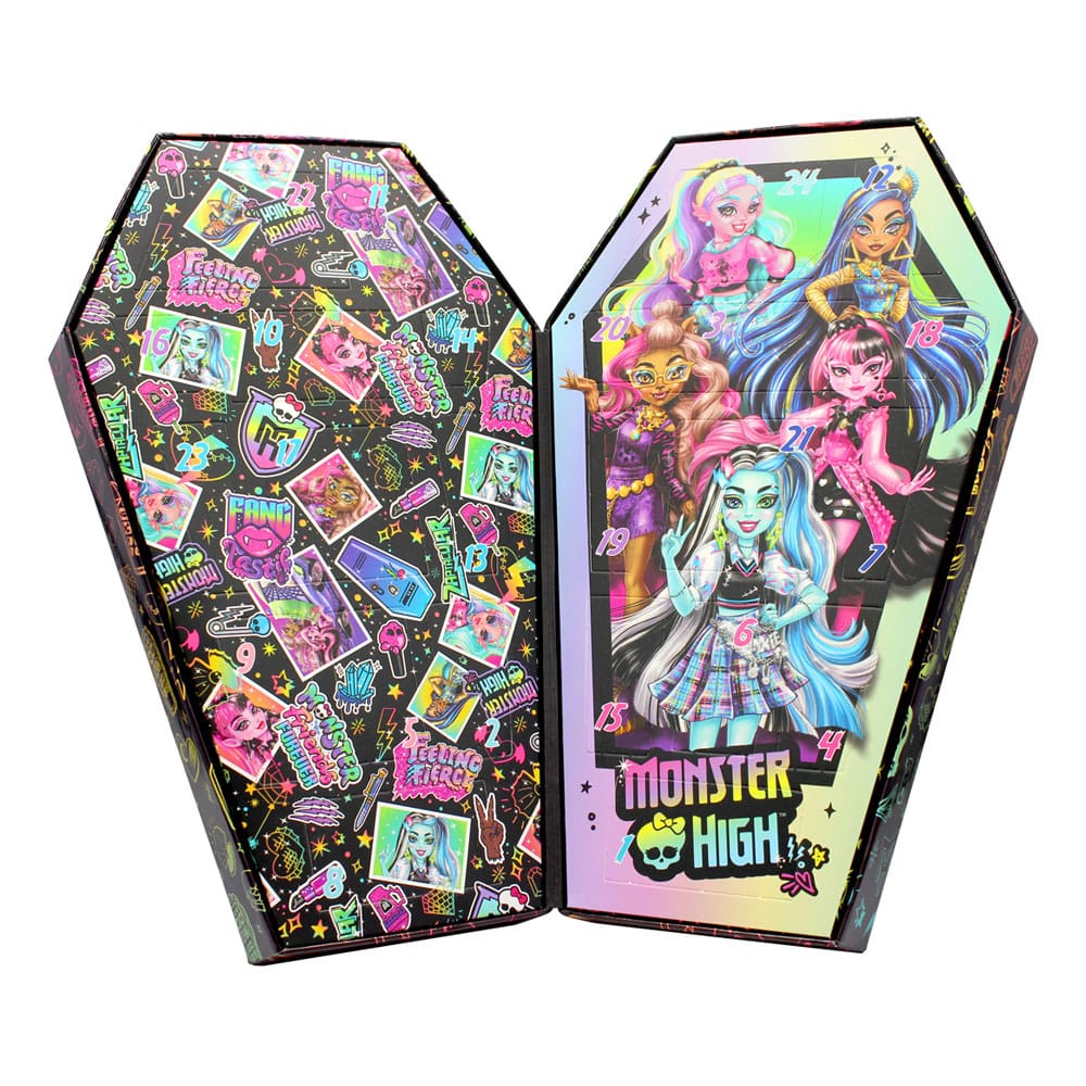 Monster High Adventskalender 2025 in Sargform